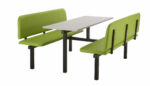 Create CU94 :Oscar - Upholstered Fast Food Units Bench 2,4 or 6 seat-36770