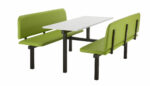 Create CU94 :Oscar - Upholstered Fast Food Units Bench 2,4 or 6 seat-36764