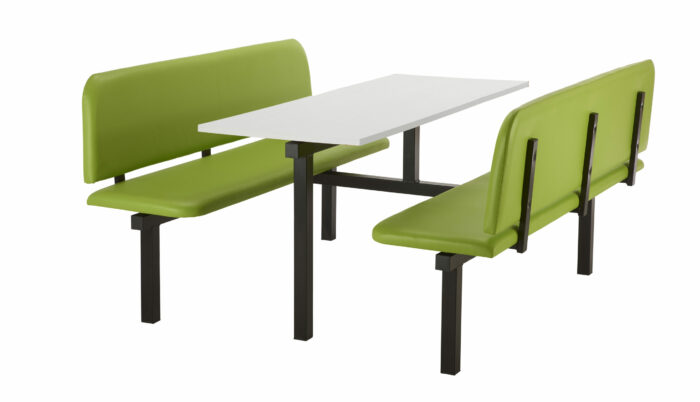 Create CU94 :Oscar - Upholstered Fast Food Units Bench 2,4 or 6 seat-36764