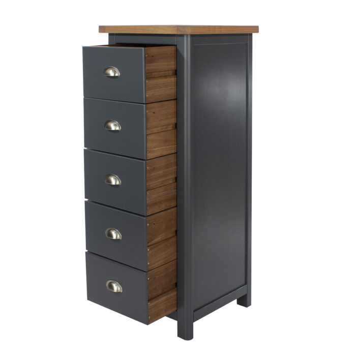 Core Dunkeld 5 drawer narrow chest-36654