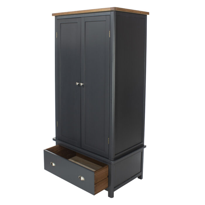 Core Dunkeld 2 door, 1 drawer wardrobe-36668