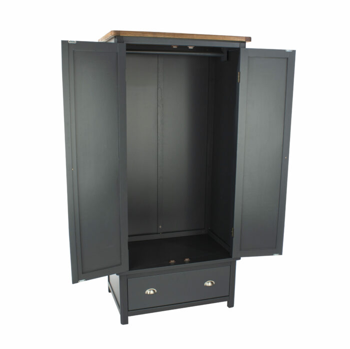 Core Dunkeld 2 door, 1 drawer wardrobe-36670