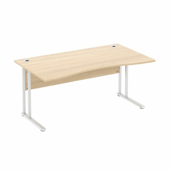 Elite Flexi Double Wave Desk - 2 Size Options and 10 Colour Options-0