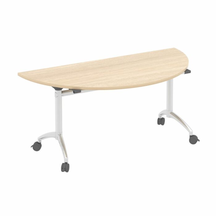 Elite Fliptop Semi-Circular Table - Available in 10 Table Colour Options-0