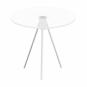 Elite Clear Glass Circular Coffee Table-0