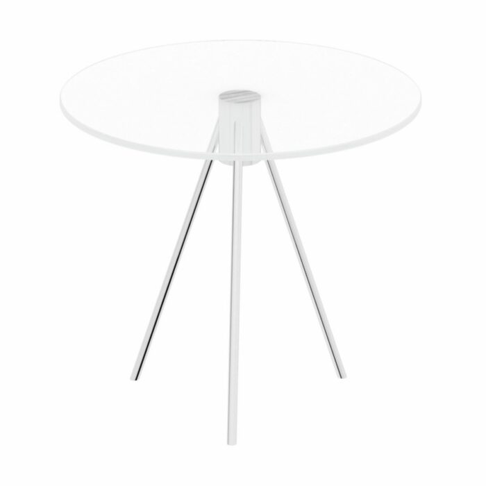 Elite Clear Glass Circular Coffee Table-0