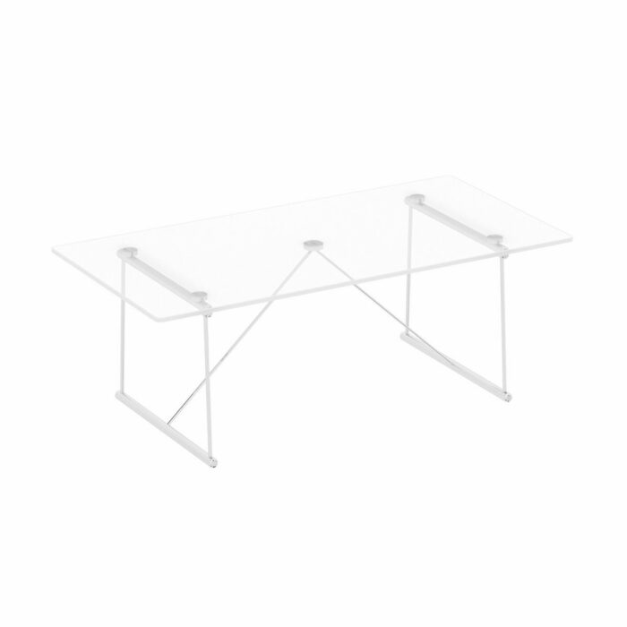 Elite Clear Glass Rectangular Coffee Table-0
