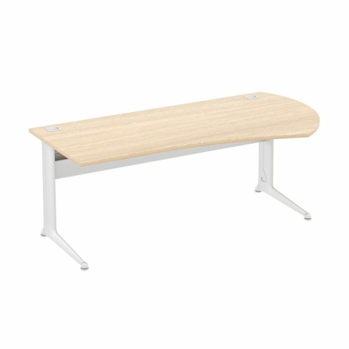 Elite Kassini Fixed Height Radius Executive Desk - 2 Size Options and 10 Colour Options-0