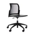 Elite Leola Mesh Back Swivel Chair with Polypropylene Shell-0