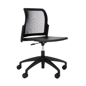 Elite Leola Mesh Back Swivel Chair with Polypropylene Shell-0