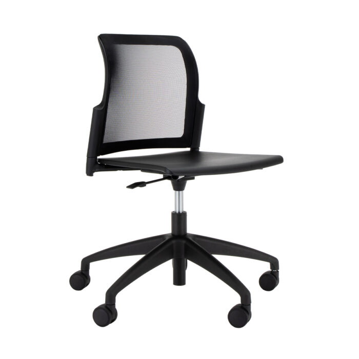 Elite Leola Mesh Back Swivel Chair with Polypropylene Shell-0