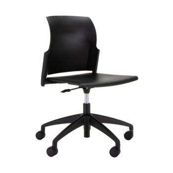 Elite Leola Swivel Chair with Polypropylene Shell-0