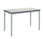 Metalliform Rectangular Meeting Room Table MDF Edge-0