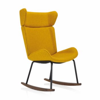Elite Myla High Back Fully Upholstered Rocker Chair-0