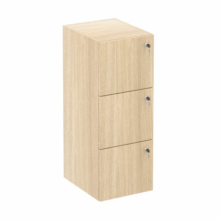 Elite Modular Locker Unit with 3x Individual Doors - Multiple Colour Options-0