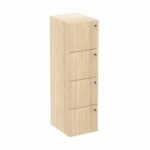 Elite Modular Locker Unit with 4x Individual Doors - Multiple Colour and Lock Options-38339