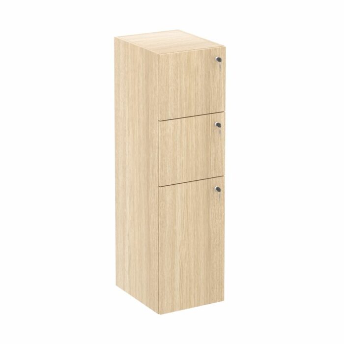 Elite Modular Locker Unit with 3x Individual Doors - Multiple Colour and Lock Options-0
