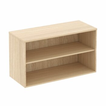 Elite Open Fronted Desk High Storage Unit - Multiple Size and Colour Options-0