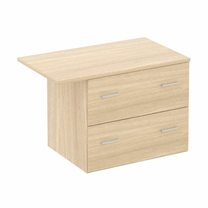 Elite Side Filing Unit with Overhanging Top - Multiple Colour Options-0