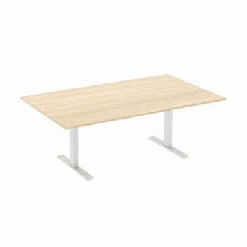 Elite Progress Fixed Height Rectangular Conference Table - 3 Sizes, Two Sections (If larger size) and 10 Colour Options-0