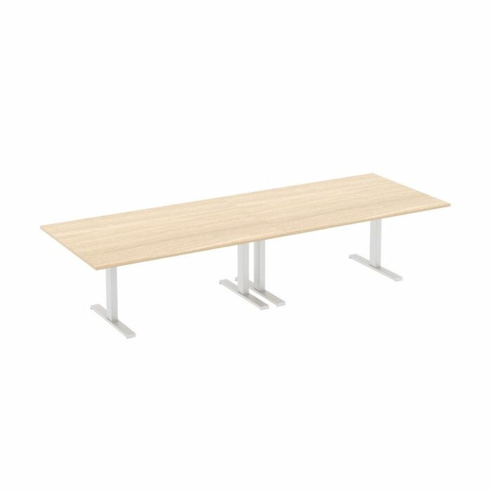 Elite Progress Fixed Height Rectangular Conference Table - 3 Sizes, Two Sections (If larger size) and 10 Colour Options-37669