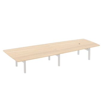 Elite Progress Plus Electric Height Adjustable Half-Barrel Conference Table-0