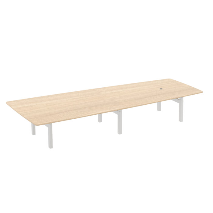 Elite Progress Plus Electric Height Adjustable Half-Barrel Conference Table-0