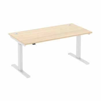 Elite Progress Height Adjustable Rectangular Desk - Available in 3 Sizes and 10 Colours-0