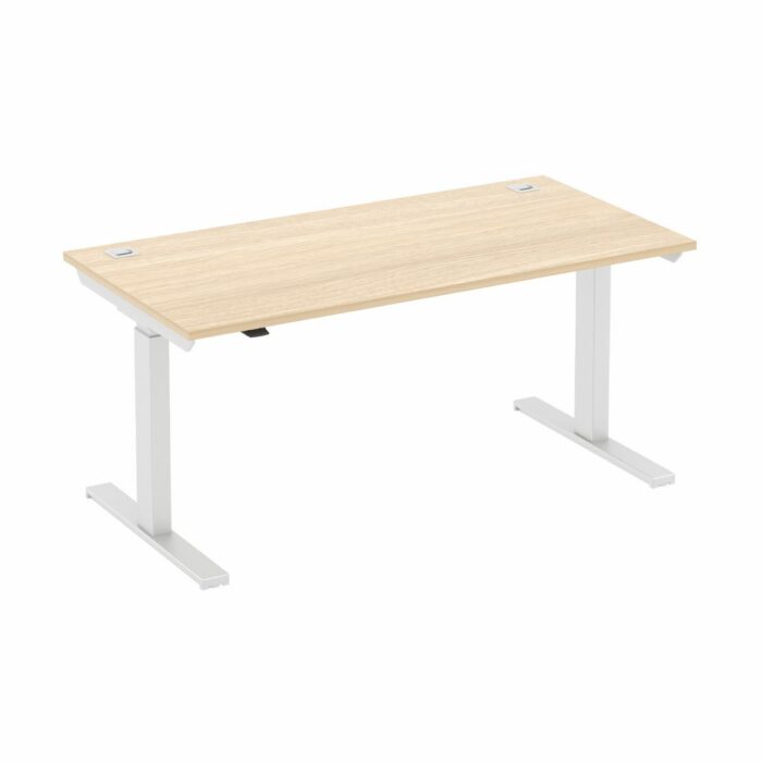 Elite Progress Height Adjustable Rectangular Desk - Available in 3 Sizes and 10 Colours-0
