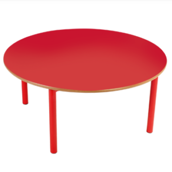 Metalliform Premium Nursery Circular Table MDF edge-0