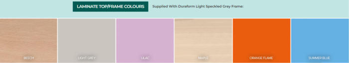 Metalliform Premium Nursery Trapezoidal Table MDF edge-37842