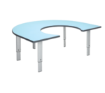 Metalliform Rainbow Height Adjustable table -0
