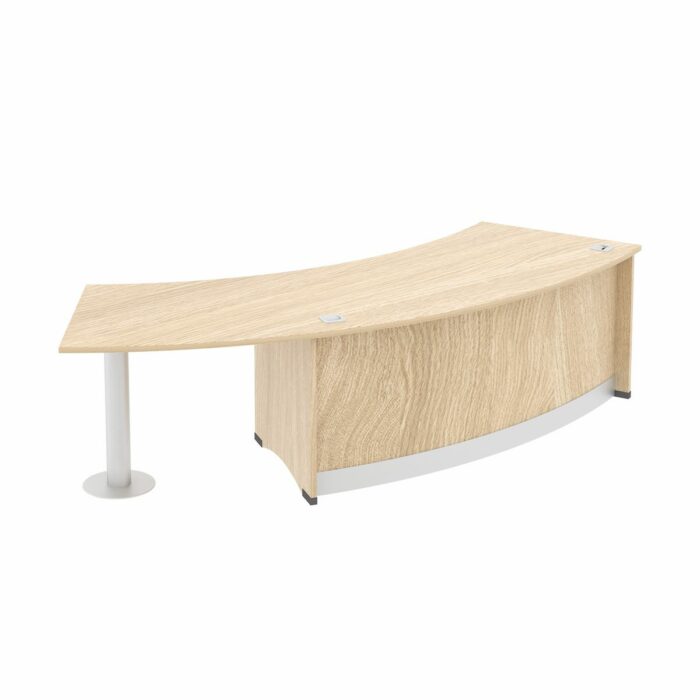 Elite Windsor Radius Reception Desk with DDA Extension - 2 Size Options and 10 Colour Options-0