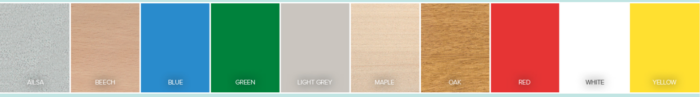 Metalliform RT32 Square Table MDF edge-37290