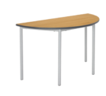 Metalliform RT32 Semi circular table MDF edge-0