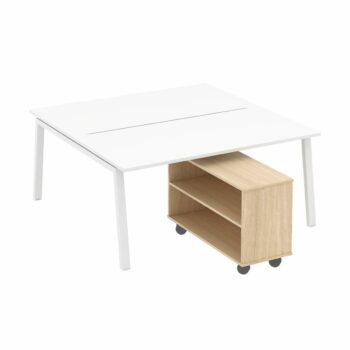 Elite Single Sided Mobile Storage Unit - Optional Seat Pad and 10 Colour Options-0