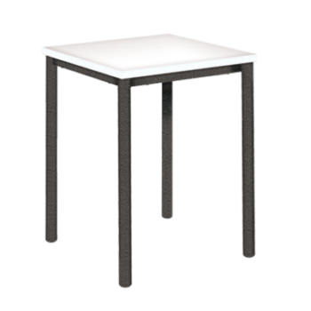 Metalliform Square Antique Meeting Room Table Buro Edge-0