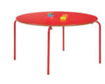 Metalliform Standard Pen Pot Tables Crushed Bent Frame-0