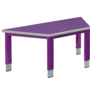 Metalliform Start Right Trapezoidal Height Adjustable Table-0