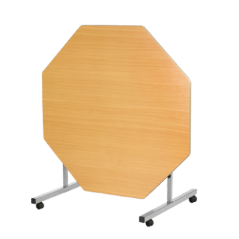Metalliform Tilt Top Octagonal Dining Table Duraform edge-0