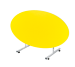 Metalliform Tilt Top Oval Dining Table MDF edge-0
