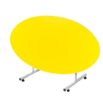 Metalliform Tilt Top Oval Dining Table Duraform edge-0