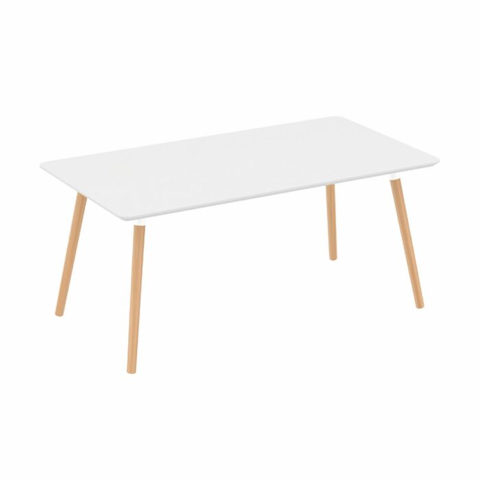 Elite Tondo Rectangular Meeting Table - Available in 6 Colours -0