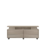 Core Vision widescreen TV unit, grey-0