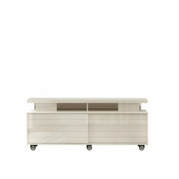 Core Vision widescreen TV unit, white-0