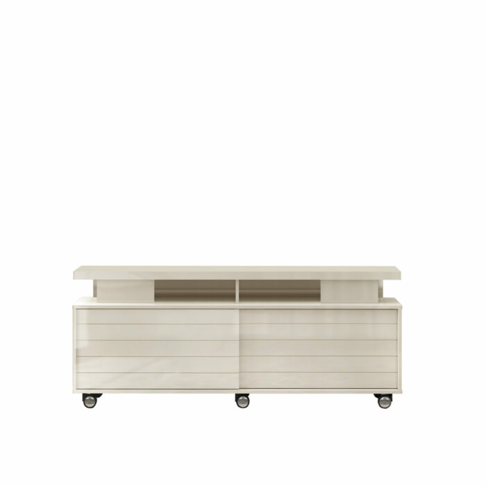 Core Vision widescreen TV unit, white-0