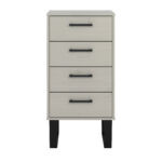 Core Grey Texas 4 drawer narrow chest-36596