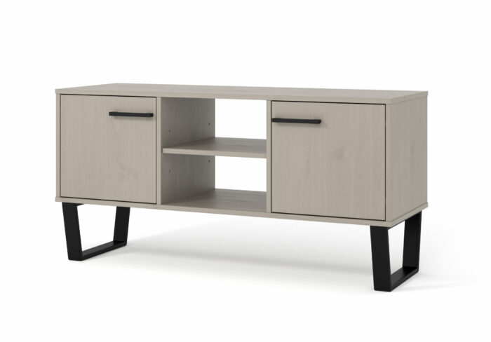 Core Grey Texas 2 door TV unit-0