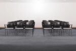 Elite Leola 4 Legged Chair with Polypropylene Shell & Upholstered Seat-36455