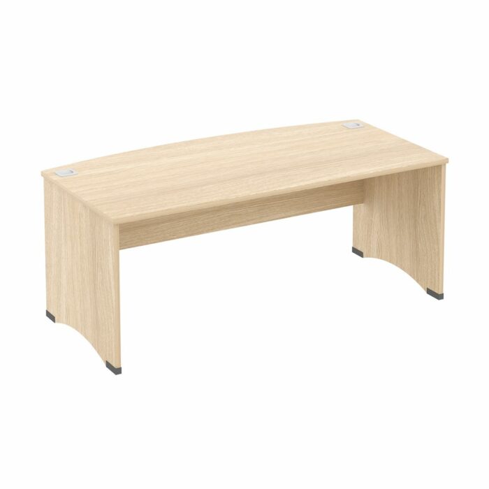 Elite Windsor Bow Fronted Rectangular Desk - 2 Size Options and 10 Colour Options-0